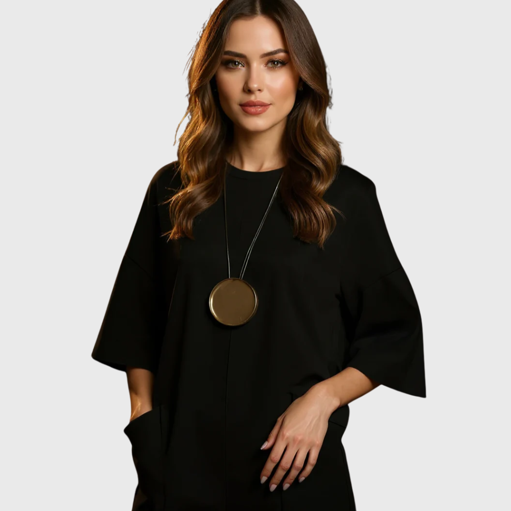 Claudia|Tuta Elegante a Maniche Corte